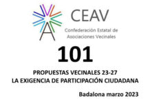 101 propuestas vecinales CEAV 2023